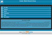 Tablet Screenshot of coastalmarineresearchgroup.com
